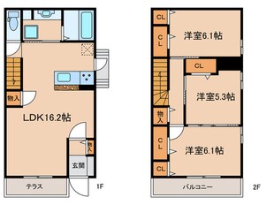 美扇の物件間取画像